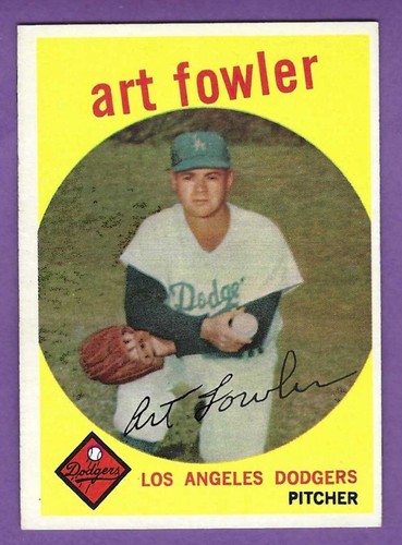 1959 topps 508 art fowler - 1959,